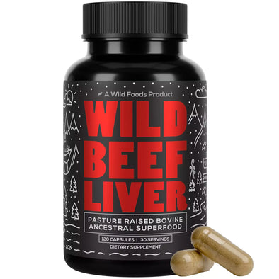 Grass-Fed Beef Liver Capsules, 30 servings – Vitality & Immune Boost from Ancestral Nutrition