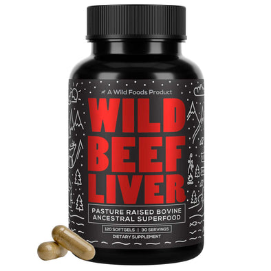 Grass-Fed Beef Liver Capsules, 30 servings – Vitality & Immune Boost from Ancestral Nutrition