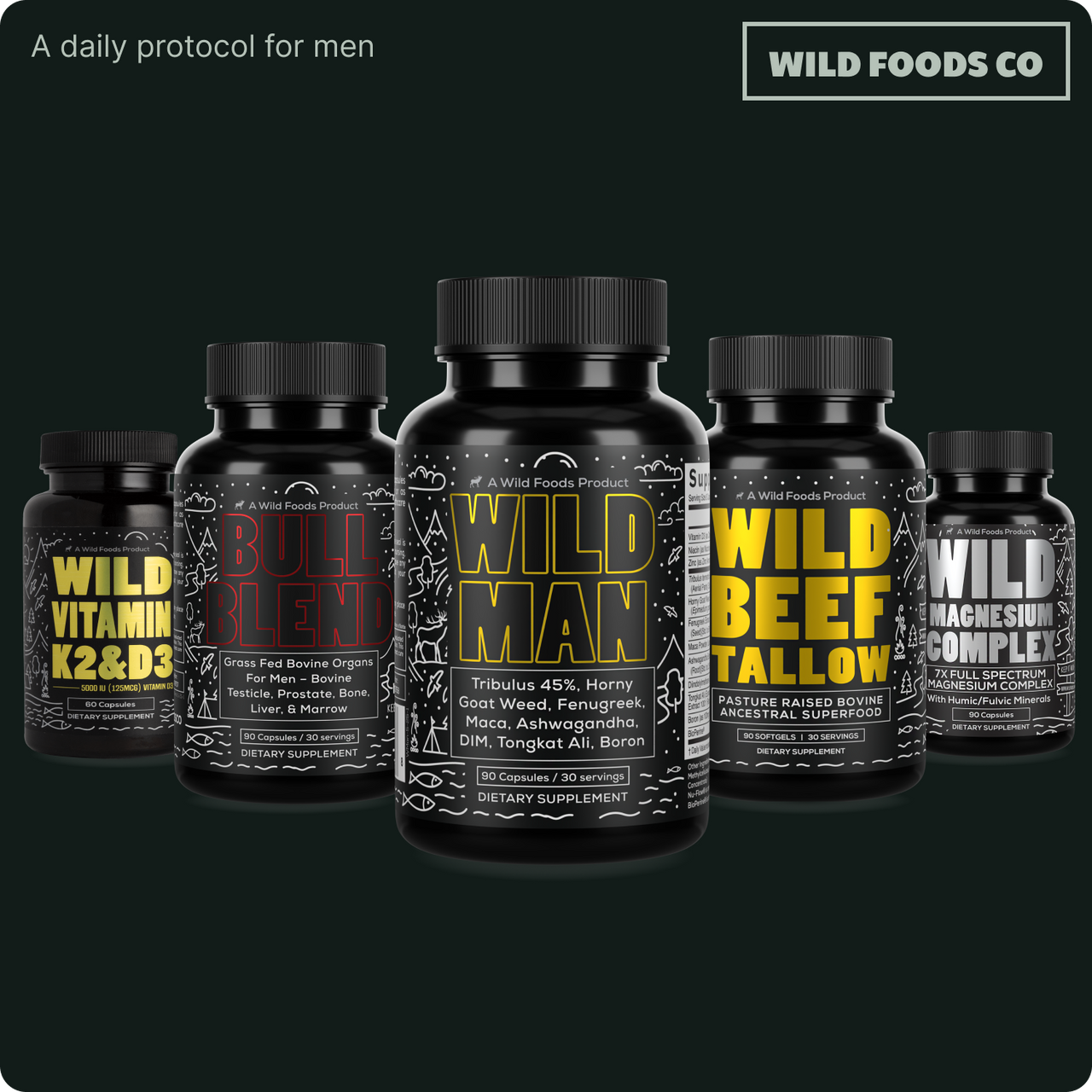 Wild Man Bundles: Natural Anabolic Support