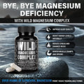 Wild Magnesium Complex - Chelated - 7x Forms - 450 mg of Elemental Magnesium