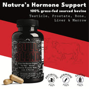 The Bull Blend: Beef Organ Complex For Hormone Support - Featuring Bovine Testicle, Prostate, Bone, Liver & Marrow Supplements Wild Foods   