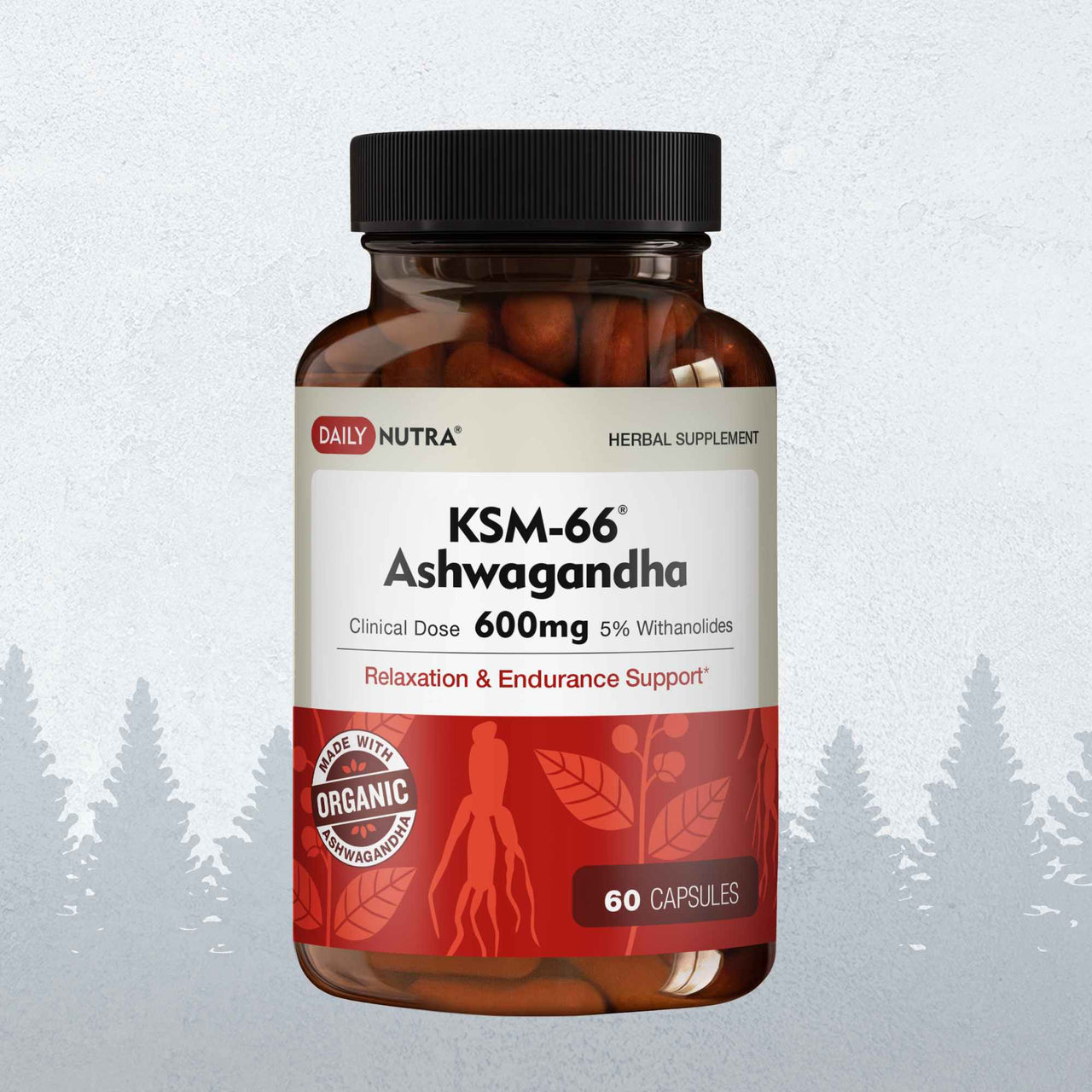 Daily Nutra KSM-66 Ashwagandha, 60 servings – Stress Relief & Relaxation