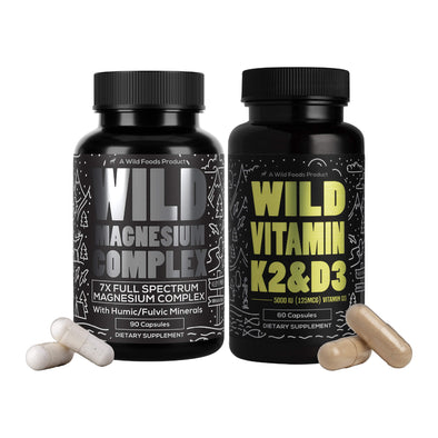 Power Bundle: Magnesium + Vitamin K2 & D3 with Pepper Extract