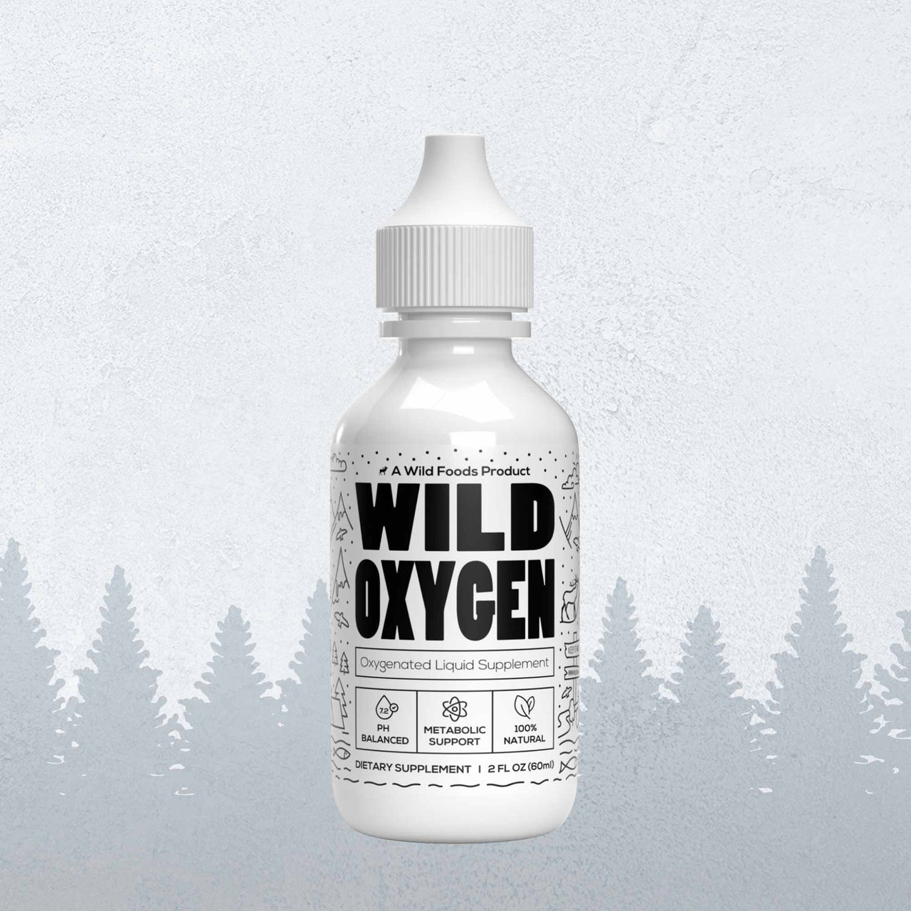 Liquidating: Wild Oxygen - Bioavailable Oxygen, Sea Salt, Energy and Performance Support, 2oz