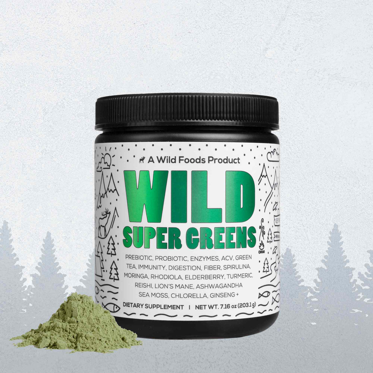 Super Greens, 30 servings – Nutrient-Dense Superfood Greens for Immunity