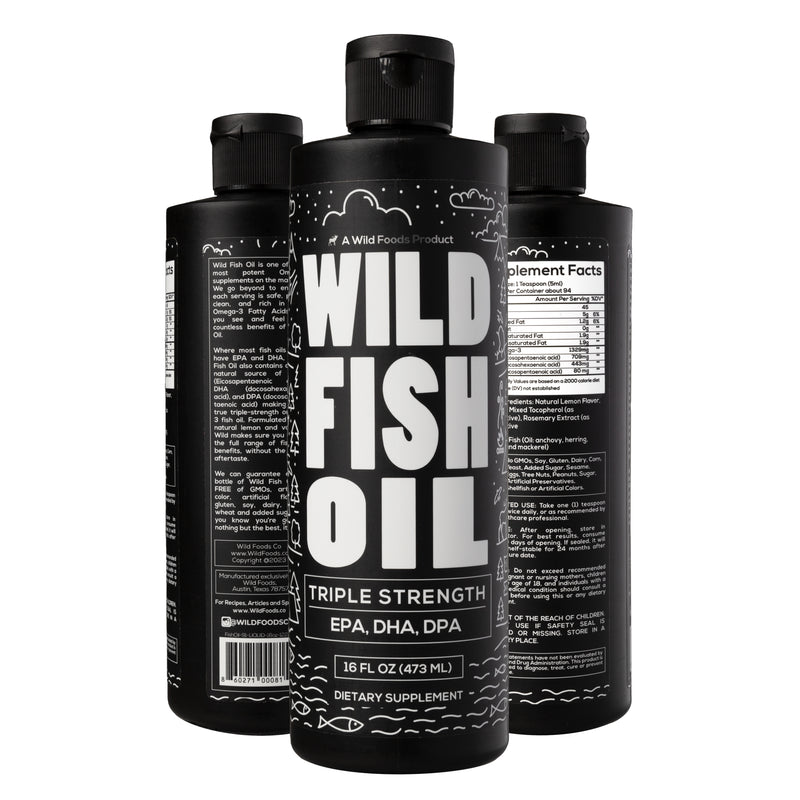 High-Strength Omega-3 EPA and DHA From Cold Water Fish.