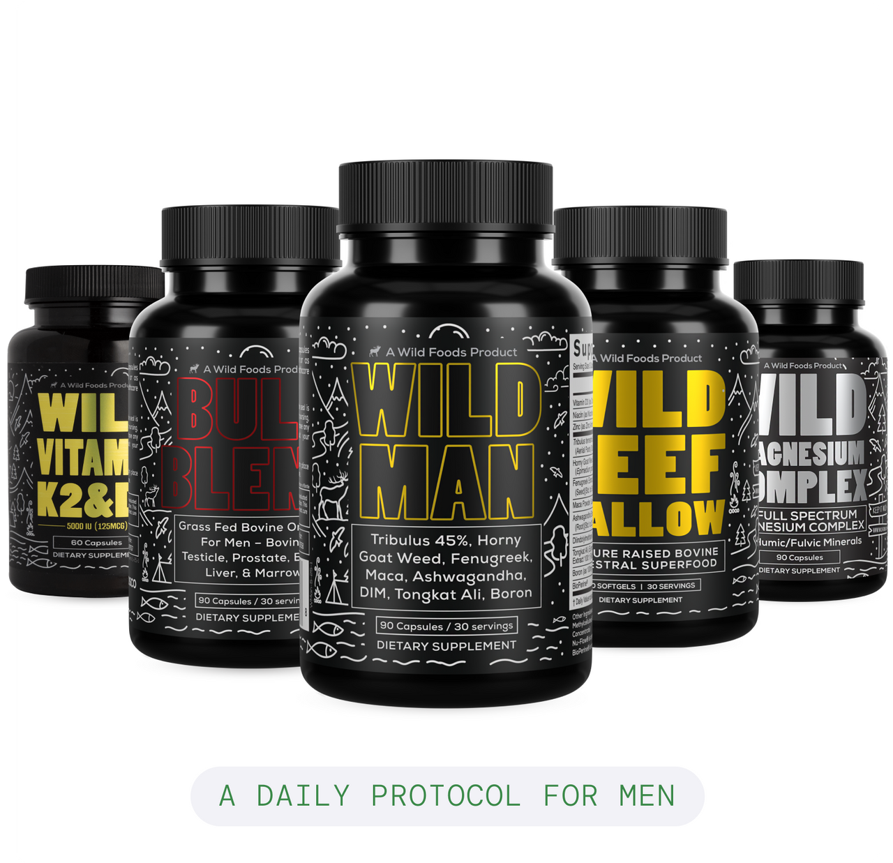 Wild Man Bundles: Natural Anabolic Support