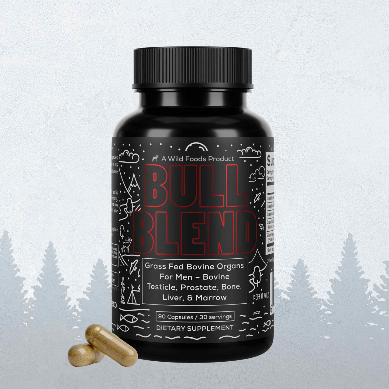 Bull Blend, 30 servings – Natural Male Hormone & Energy Support