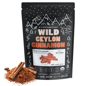 Ceylon Cinnamon Powder Organic, 64 servings - USDA Organic Cinnamon from Sri Lanka