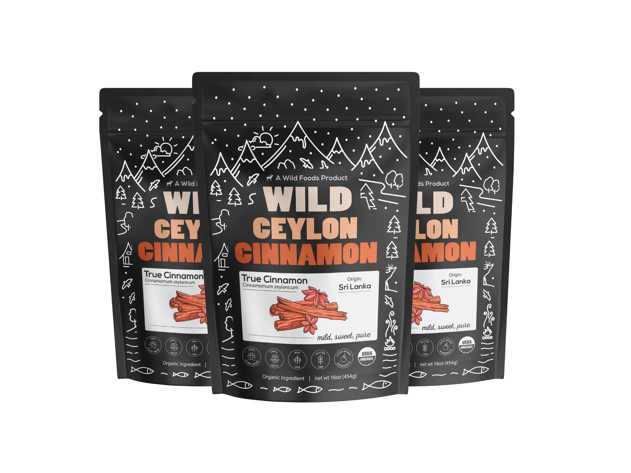 Ceylon Cinnamon Powder Organic, 64 servings - USDA Organic Cinnamon from Sri Lanka