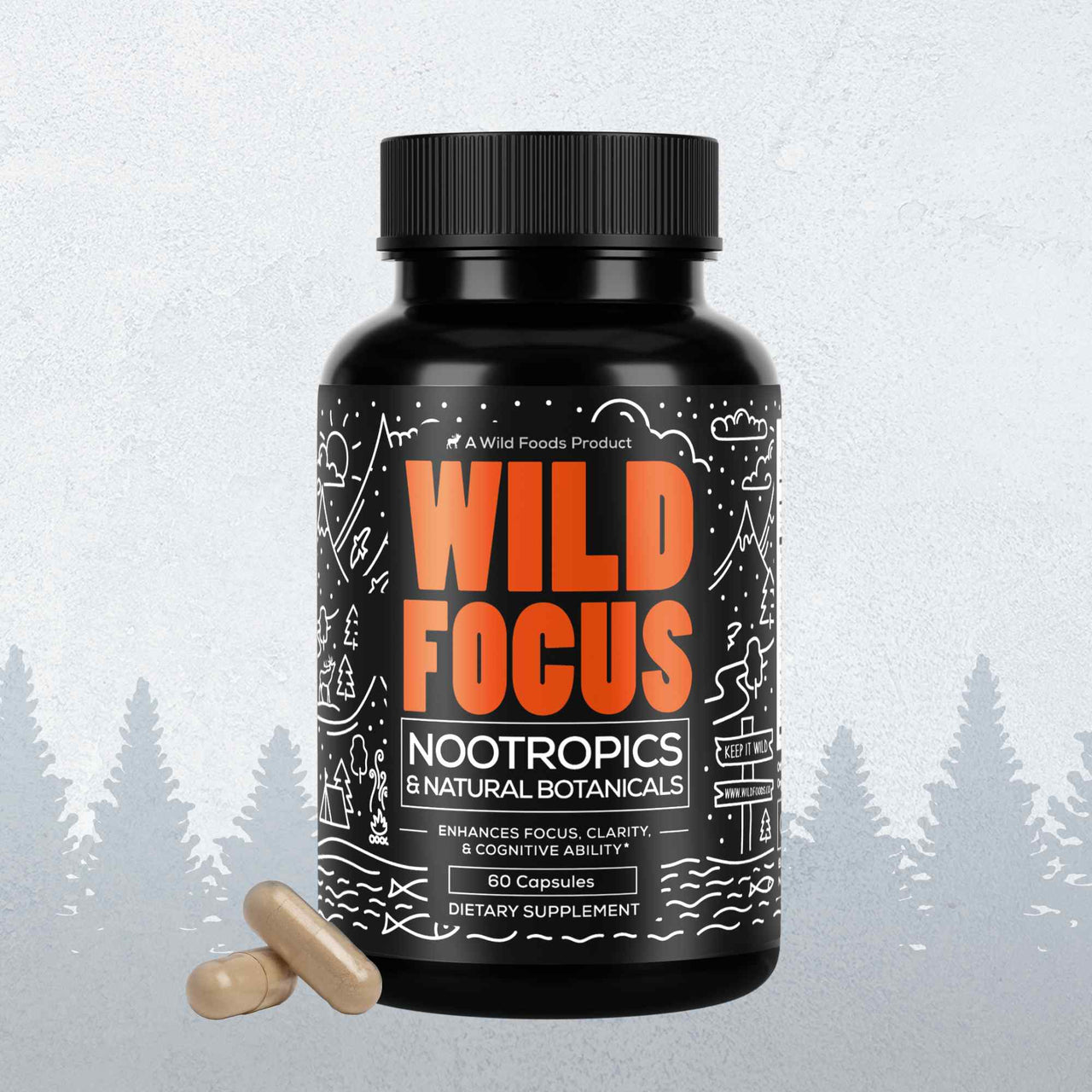 Focus Nootropic Blend, 30 servings – Cognitive Support for Memory & Focus