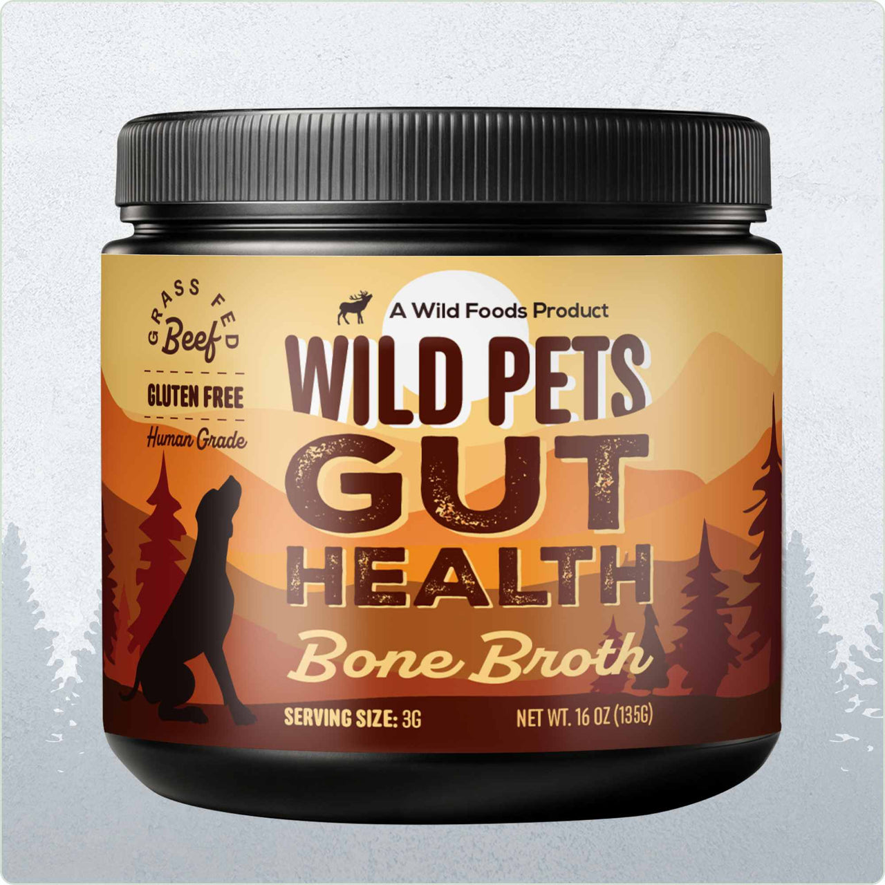 Wild Pets Bone Broth Powder - Canine Gut & Immune Support