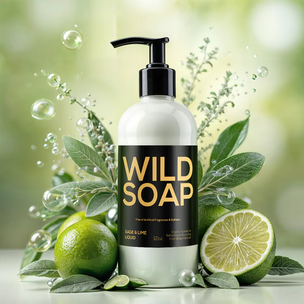 Wild Soap - Sage & Lime Liquid Soap