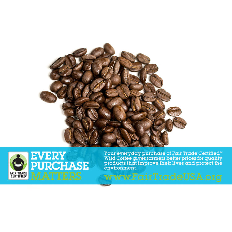 Fresh roasted fair trade organic coffee