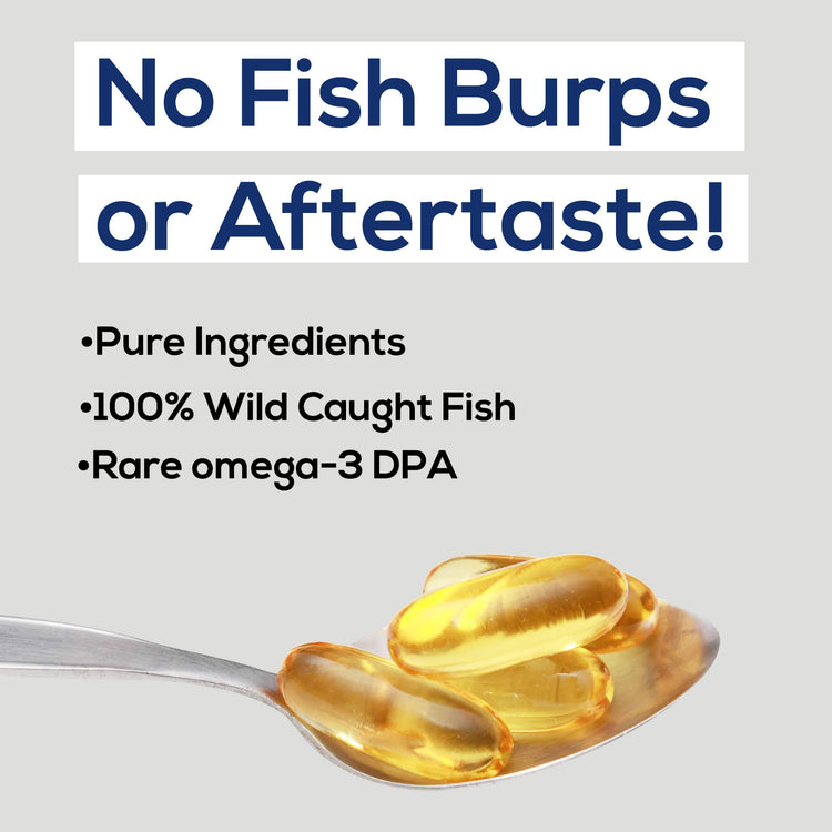 Wild Fish Oil Omega 3 DHA EPA DPA U.S. Wild Caught