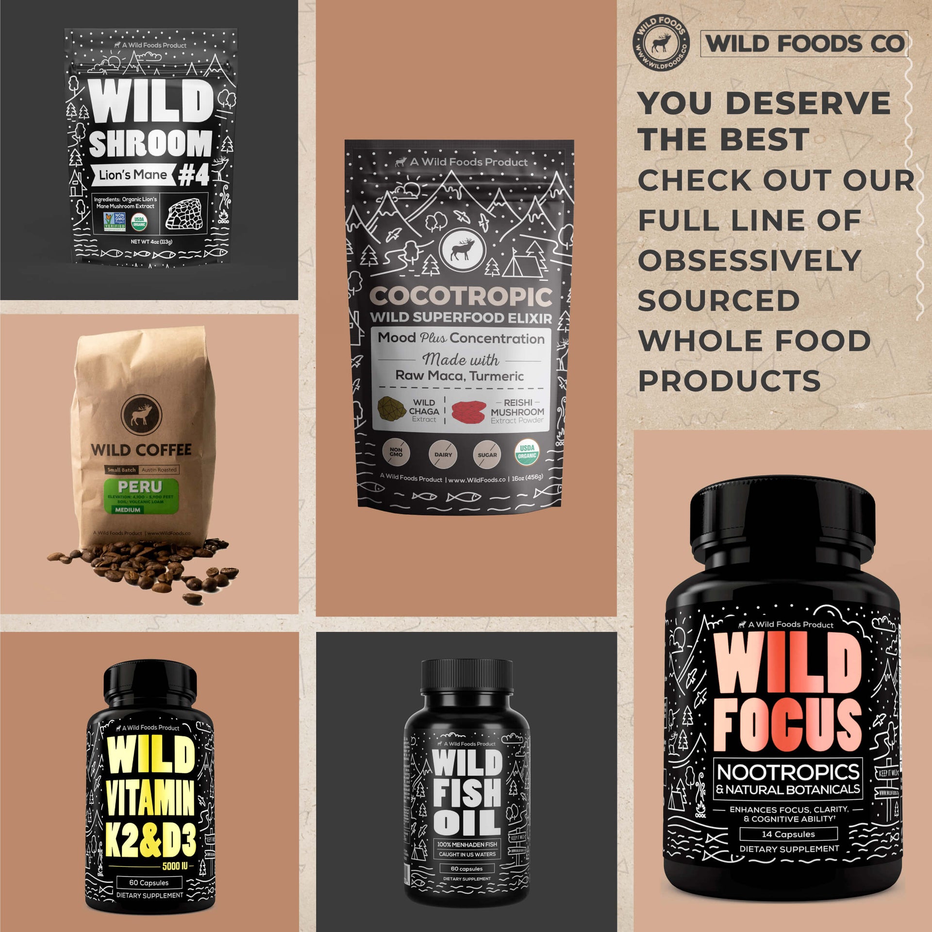 Vitamin K2 (MK-7) & Vitamin D3 (5000 IU) & Black Pepper Extract Supplements Wild Foods   